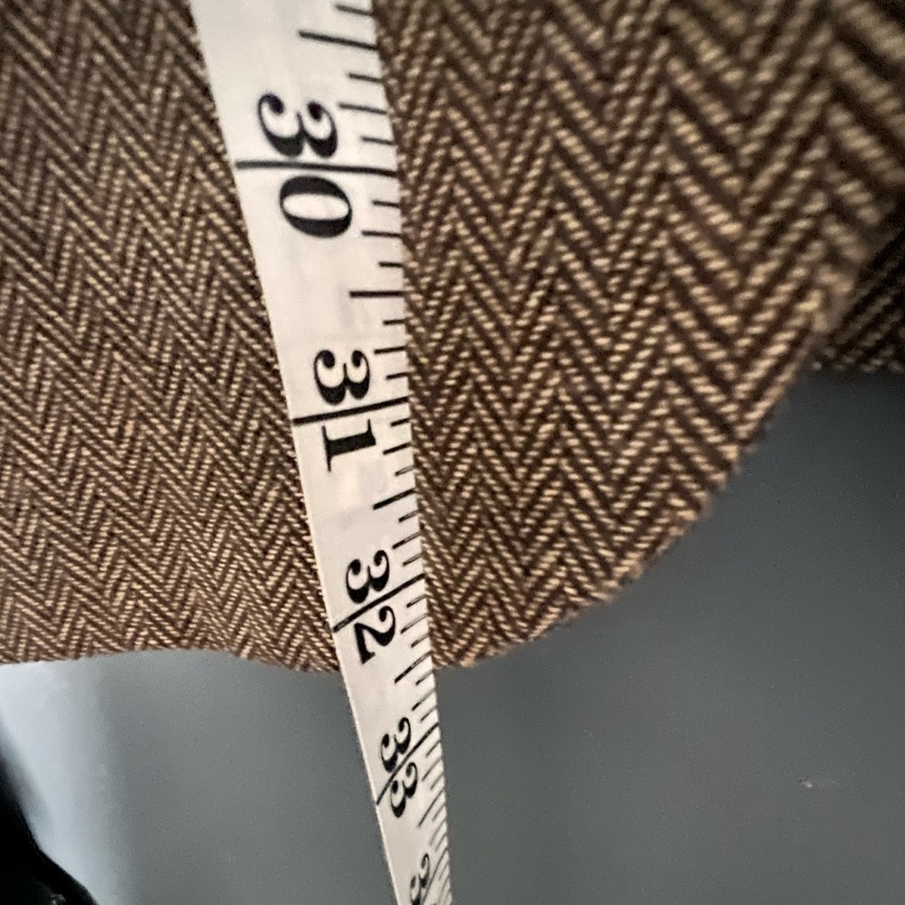 NWOT Mens Blazer Herringbone Tweed Jacket Two Button Wool Blend Sport Coat - Picture 14 of 14